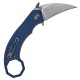 Нож складной керамбит Boker Plus HEL Karambit (длина 170 мм, лезвие 61 мм, черное), синий