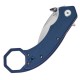 Нож складной керамбит Boker Plus HEL Karambit (длина 170 мм, лезвие 61 мм, черное), синий