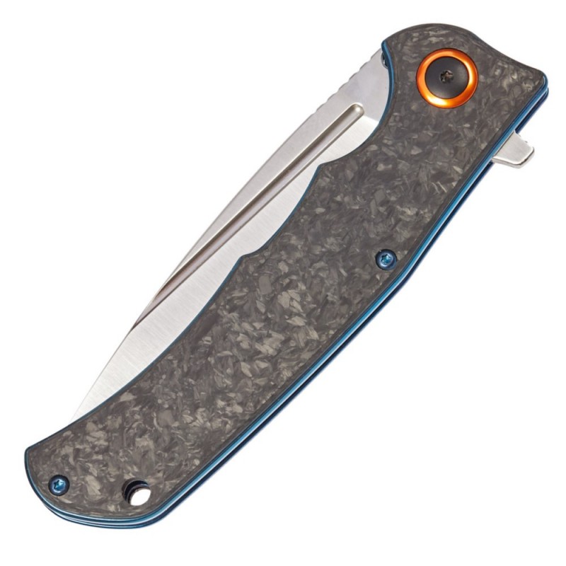 Нож складной Boker Plus Nubilum (длина 210 мм, лезвие 91 мм), карбон