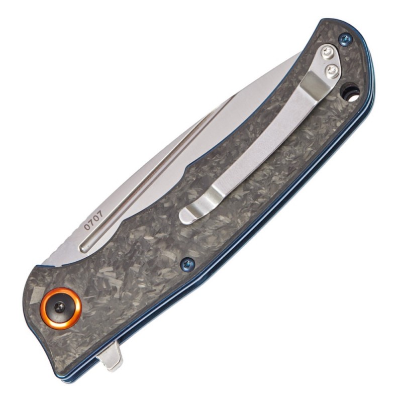 Нож складной Boker Plus Nubilum (длина 210 мм, лезвие 91 мм), карбон