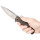 Нож складной Boker Plus Nubilum (длина 210 мм, лезвие 91 мм), карбон