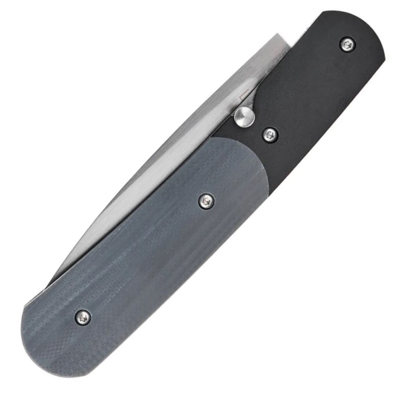 Ніж автоматичний Boker Plus Dogleg Auto (довжина 199 мм, лезо 84 мм), чорний
