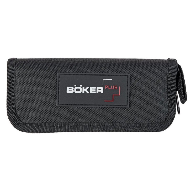 Ніж автоматичний Boker Plus Dogleg Auto (довжина 199 мм, лезо 84 мм), чорний