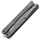 Ніж метелик, балісонг Boker Plus Faction (довжина 205 мм, лезо 95 мм), сірий
