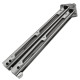 Нож бабочка, балисонг Boker Plus Papillon (длина 259 мм, лезвие 116 мм), серый