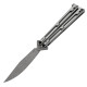 Нож бабочка, балисонг Boker Plus Papillon (длина 259 мм, лезвие 116 мм), серый