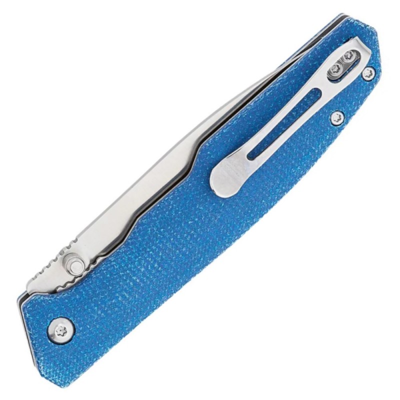 Нож складной Boker Magnum Deep Blue Canvas (длина 205 мм, лезвие 90 мм), синий