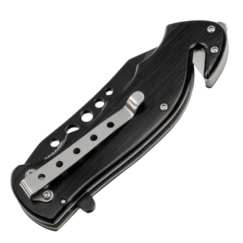 Ніж складаний Boker Magnum Special Forces (довжина 200 мм, лезо 80 мм, чорне), чорний