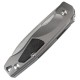 Нож складной Boker Plus Aluma (длина 220 мм, лезвие 91 мм), серый