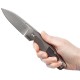 Нож складной Boker Plus Aluma (длина 220 мм, лезвие 91 мм), серый