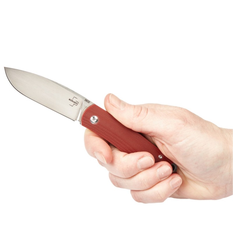 Ніж складаний Boker Plus Boston Slipjoint (довжина 166 мм, лезо 71 мм), коричневий