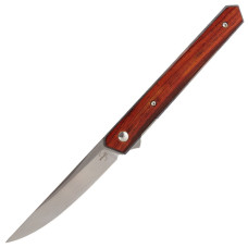 Ніж складаний Boker Plus Kwaiken Air Cocobolo, дерев'яна рукоять (довжина 213 мм, лезо 90 мм)