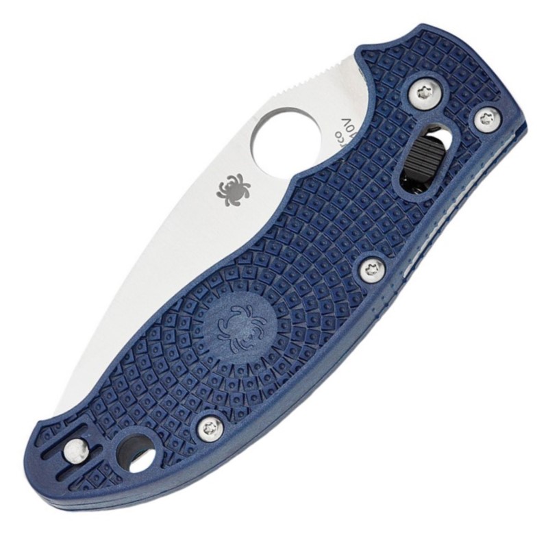 Ніж складаний Spyderco Manix 2 (довжина: 204 мм, лезо: 86 мм), темно-синій