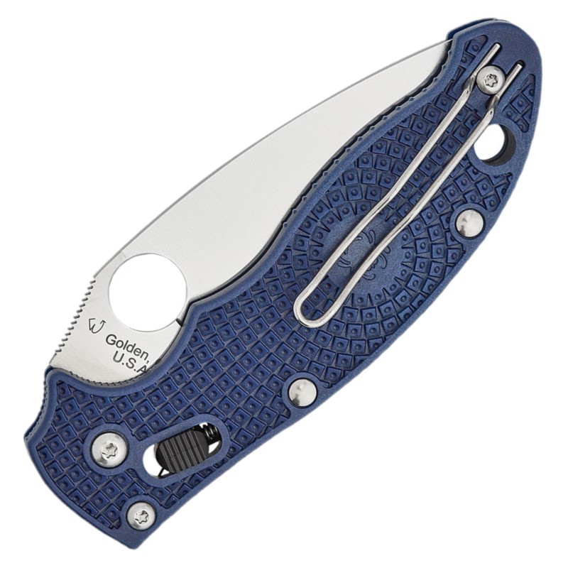 Ніж складаний Spyderco Manix 2 (довжина: 204 мм, лезо: 86 мм), темно-синій