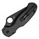 Ніж складаний Spyderco Para 3 Lightweight (довжина: 183 мм, лезо: 74 мм, чорне), чорний