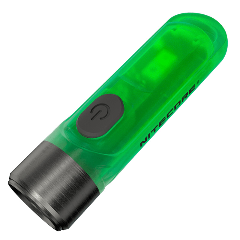 Ліхтар наключний Nitecore TIKI GITD (Osram P8+UV, 300 люмен, 7 режимів, USB-С), люмінесцентний