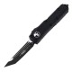 Ніж автоматичний Microtech UTX-85 Tanto Point Tactical (довжина: 191 мм, лезо: 79 мм), чорний