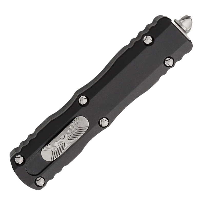 Ніж автоматичний Microtech Dirac Double Edge SW напівсерейтор (довжина: 184 мм, лезо: 74 мм)
