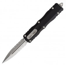 Ніж автоматичний Microtech Dirac Double Edge SW напівсерейтор (довжина: 184 мм, лезо: 74 мм)