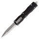 Ніж автоматичний Microtech Dirac Double Edge SW напівсерейтор (довжина: 184 мм, лезо: 74 мм)