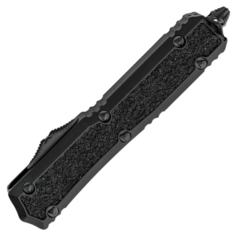 Ніж автоматичний Microtech Makora Double Edge BB Tactical (довжина 215 мм, лезо 82 мм), чорний