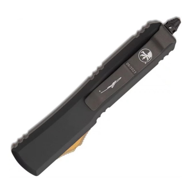 Ніж автоматичний Microtech Ultratech Ultem Double Edge DLC (довжина: 212 мм, лезо: 85 мм)
