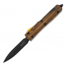 Ніж автоматичний Microtech Ultratech Ultem Double Edge DLC (довжина: 212 мм, лезо: 85 мм)