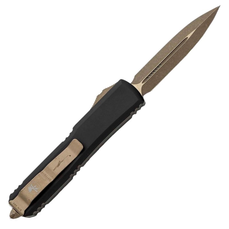 Ніж автоматичний Microtech Ultratech Double Edge Dead Mans Hand (довжина: 212 мм, лезо: 85 мм)
