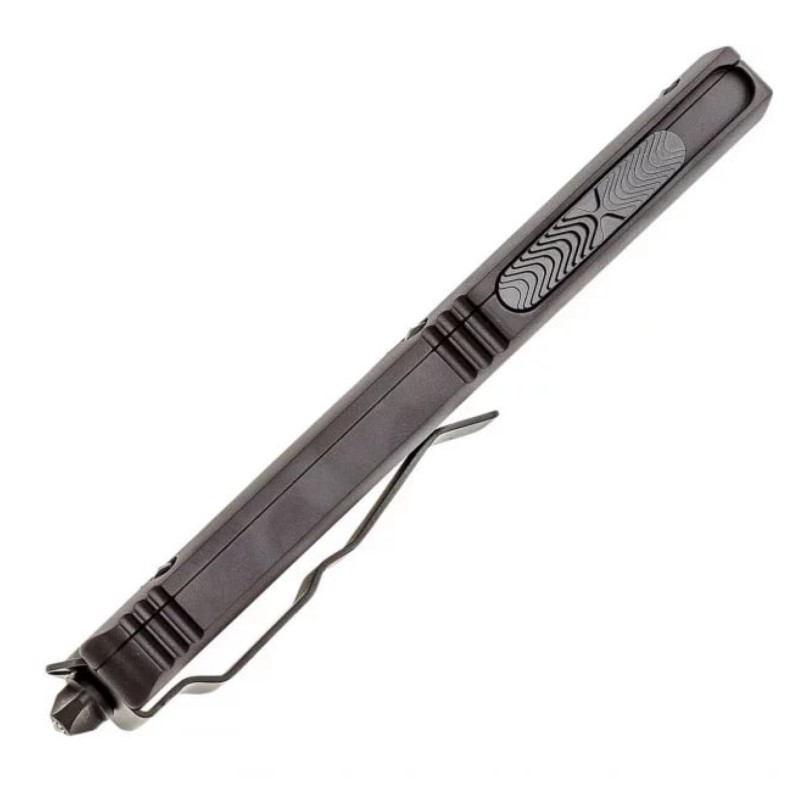 Ніж автоматичний Microtech Ultratech Drop Point напівсерейтор (довжина: 212 мм, лезо: 85 мм)