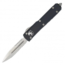 Ніж автоматичний Microtech Ultratech Double Edge напівсерейтор (довжина: 212 мм, лезо: 86 мм)