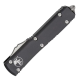 Ніж автоматичний Microtech Ultratech Bayonet Stonewash (довжина: 213 мм, лезо: 86 мм), чорний