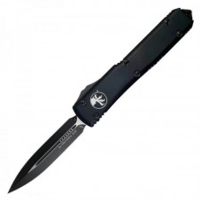 Ніж автоматичний Microtech Ultratech Double Edge Tactical (довжина: 211 мм, лезо: 88 мм), чорний