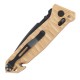 Ніж TB Outdoor CAC S200 Army Knife PA6 напівсерейтор (довжина 230 мм, лезо 85 мм), пісочний