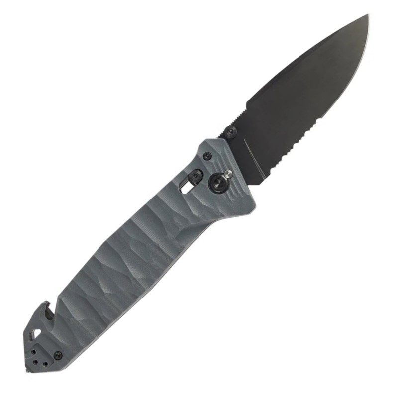 Ніж TB Outdoor CAC S200 Army Knife G10 напівсерейтор (довжина 230 мм, лезо 85 мм), синій