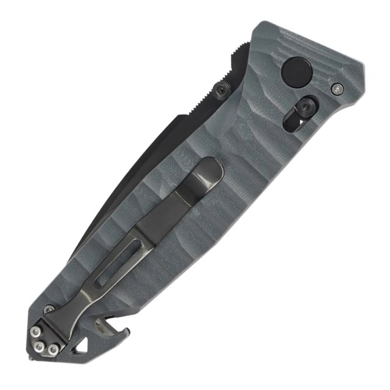 Ніж TB Outdoor CAC S200 Army Knife G10 напівсерейтор (довжина 230 мм, лезо 85 мм), синій