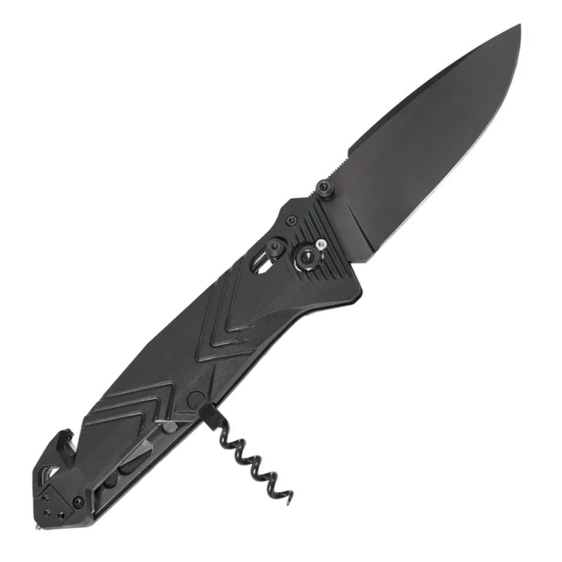Ніж складаний TB Outdoor CAC Army Knife PA6 (довжина 230 мм, лезо 85 мм), чорний