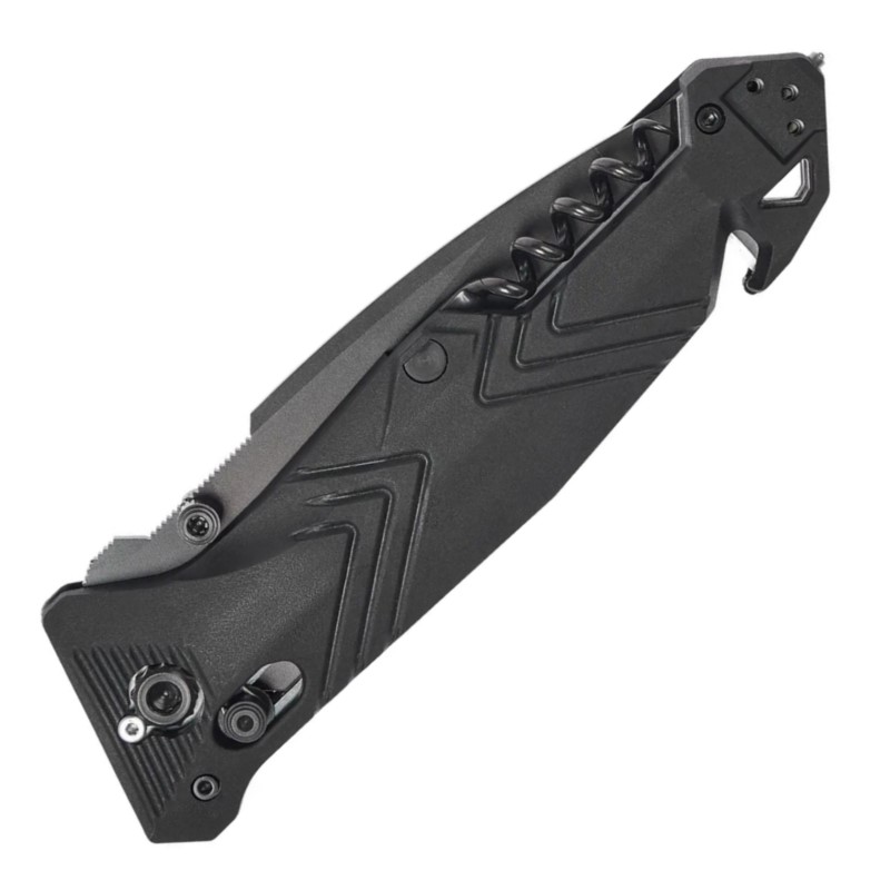 Ніж складаний TB Outdoor CAC Army Knife PA6 (довжина 230 мм, лезо 85 мм), чорний