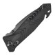 Ніж складаний TB Outdoor CAC Army Knife PA6 (довжина 230 мм, лезо 85 мм), чорний