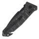 Ніж TB Outdoor CAC S200 Army Knife G10 напівсерейтор (довжина 230 мм, лезо 85 мм), чорний