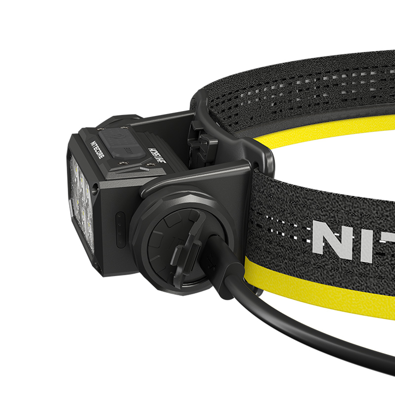 Фонарь налобный Nitecore HC65 UHE (8 x NiteLab UHE LED, 2000 люмен, 11 режимов, 18650, USB Type-C)