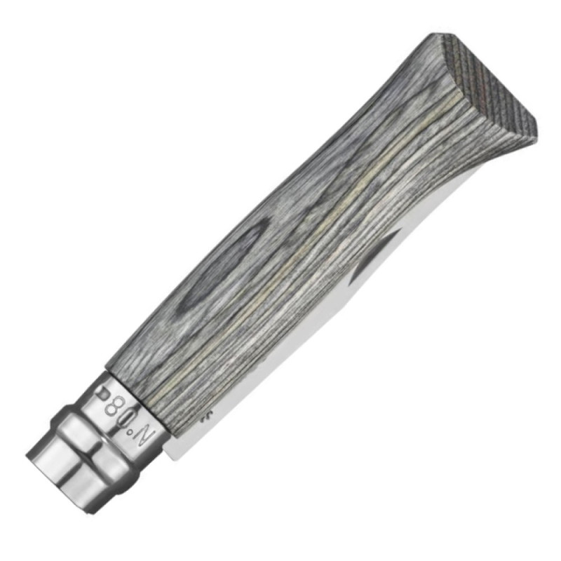 Ніж складаний Opinel №8 Laminated (довжина: 190мм, лезо: 85мм), сірий