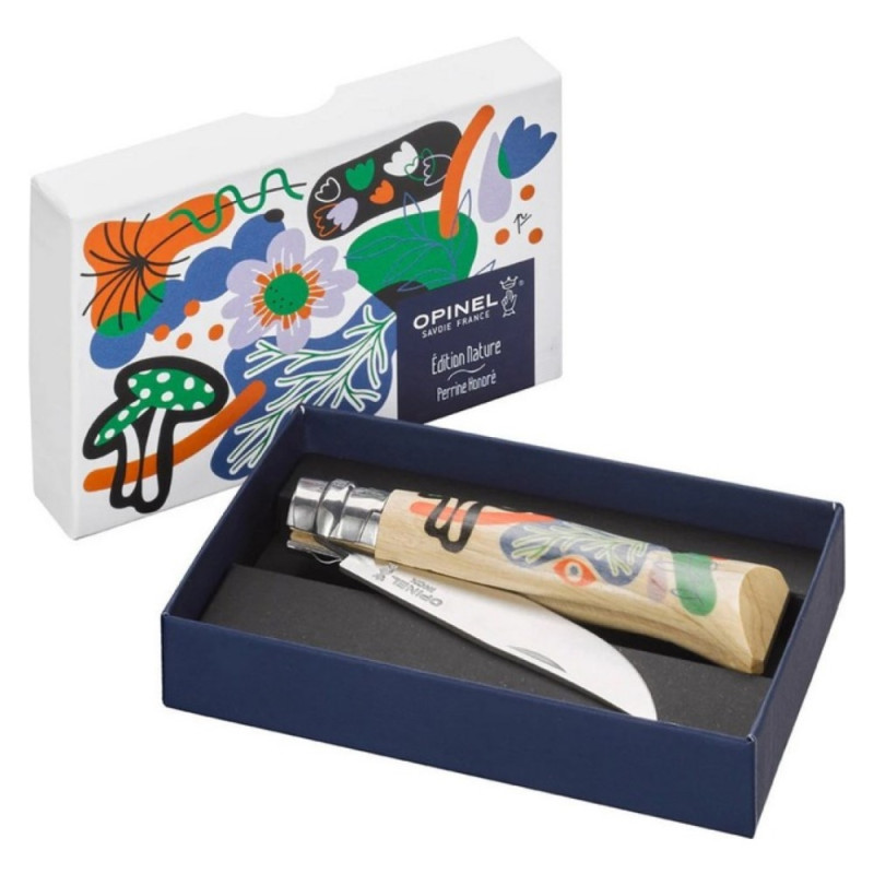 Ніж складаний Opinel №8 LE Nature by Perrine Honore (довжина: 190мм, лезо: 85мм)