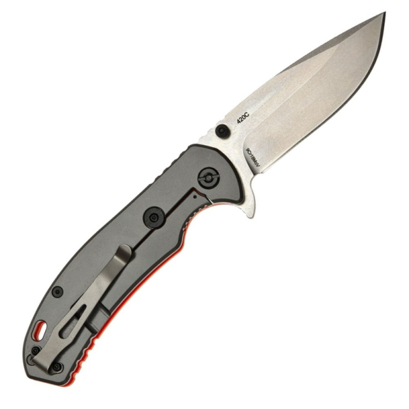 Ніж складаний SKIF Sturdy II SW (довжина: 220мм, лезо: 95мм), оранжевий