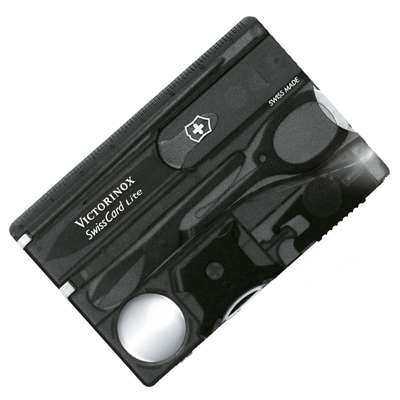 Набор Victorinox Swisscard Lite (82х54х4мм, 13 функций), черный 0.7333.T3