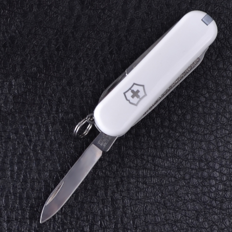 Ніж складаний, мультитул Victorinox Classic SD (58мм, 7 функцій), білий 0.6223.7