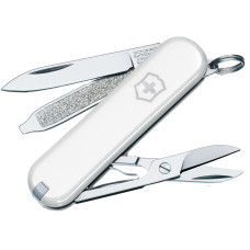 Ніж складаний, мультитул Victorinox Classic SD (58мм, 7 функцій), білий 0.6223.7