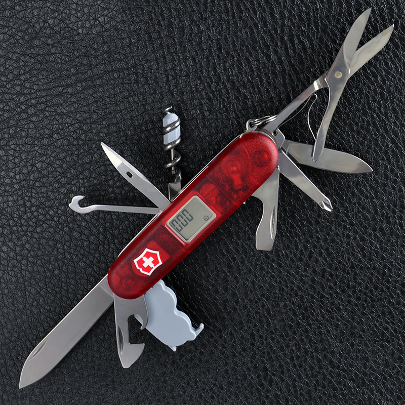 Ніж складаний, мультитул Victorinox Traveller Lite (91мм, 27 функцій), червоний 1.7905.AVT