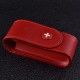Чохол для ножів Victorinox (84-91мм, 2-4 шари) на кнопці, шкіряний, червоний 4.0520.1
