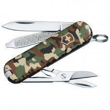 Ніж складаний, мультитул Victorinox Classic SD (58мм, 7 функцій), камуфляжний 0.6223.94