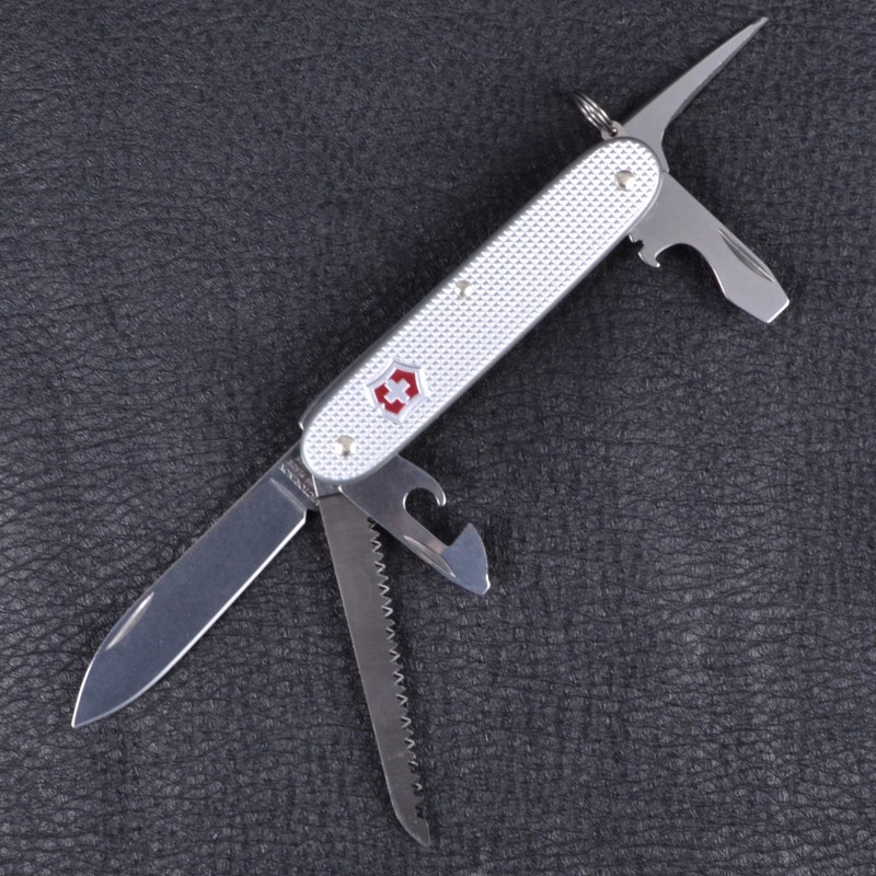 Ніж складаний, мультитул Victorinox Farmer (93мм, 9 функцій), срібний 0.8241.26